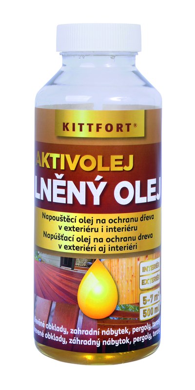 Kittfort Lněný olej 0,5 l